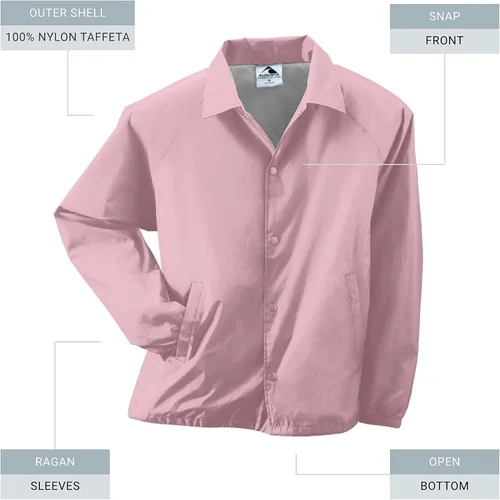 Vista 2 de Augusta Sportswear - Chaqueta de entrenador, de nailon con forro