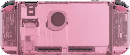 Vista 9 de eXtremeRate - Placa trasera para Nintendo Switch Console, NS Joycon con carcasa de mando de mano con botones de juego completo, carcasa de repuesto