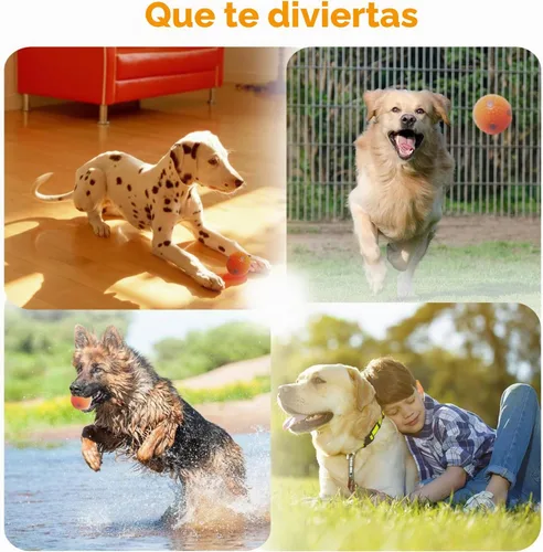 Vista 6 de PTLSY Lanzador automático de bolas para perros, máquina interactiva para perros pequeños y medianos, 3 bolas (incluye 2 pulgadas) y lanzador blanco
