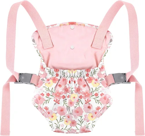 Vista 5 de Portabebés para Muñecas de GAGAKU para Niñas Pequeñas Portabebés para Muñecas Reborn Portador de Muñecas para Bebés Pequeñas Edades 1-3 Años