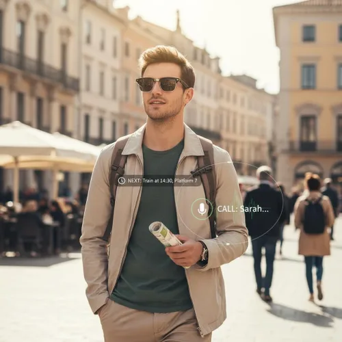 Vista 5 de Gafas de sol Bluetooth para mujeres y hombres, lentes de sol
