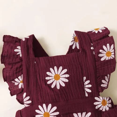 Vista 4 de PATPAT Conjunto de mameluco para bebé recién nacido, 2 piezas, 100% algodón