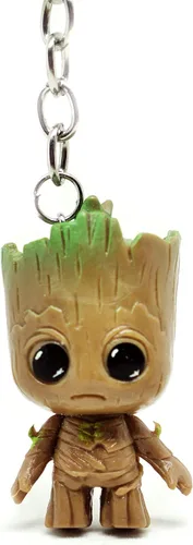 Vista 2 de Bonito llavero con encantadores personajes de animales, juego de colección de figuras pequeñas, decoración de maceta, decoración de pastel