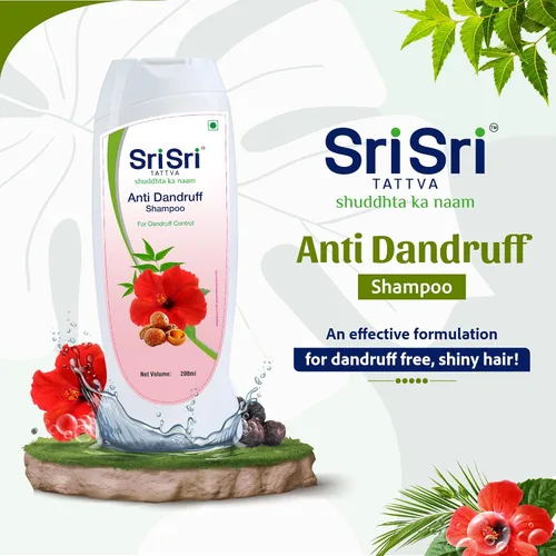 Vista 2 de Sri Sri Ayurveda Champú Anticaspa 6.8 fl oz para Pelos Hermosos