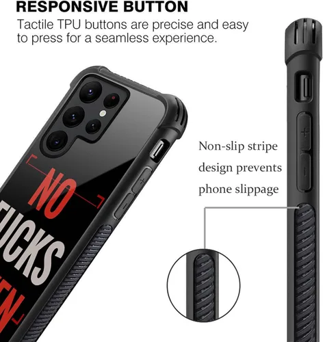Vista 4 de CARLOCA Funda compatible con Samsung Galaxy S22 Ultra, diseño de humor para adultos, diseño de patrón de humor para niñas y niños, a prueba