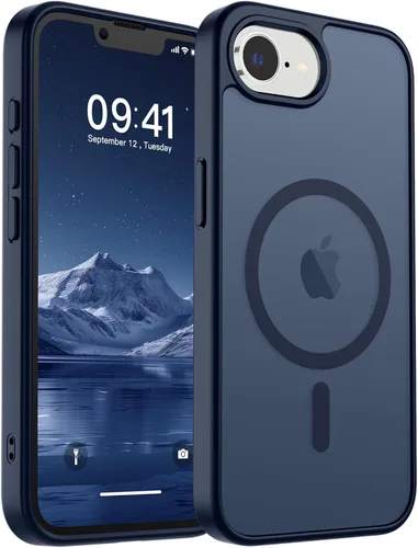 Vista 241 de SUPFINE Funda magnética para iPhone SE 2022 (3ª)/2020 (2ª), iPhone 8 (compatible con MagSafe) (protección contra caídas de grado militar), funda