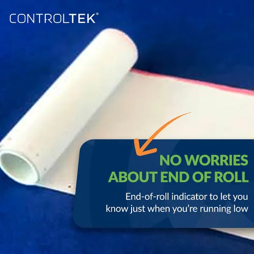 Vista 5 de CONTROLTEK Rollos de papel térmico para impresoras de punto de venta - 2-1/4 x 80 pies - Papel de recibo - Fácil de leer - Se adapta a la mayoría