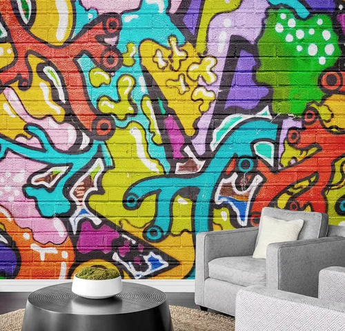 Vista 30 de wall26 - Pintura de arte abstracto marrón y beige - Mural de pared extraíble Papel pintado autoadhesivo grande - 66x96 pulgadas