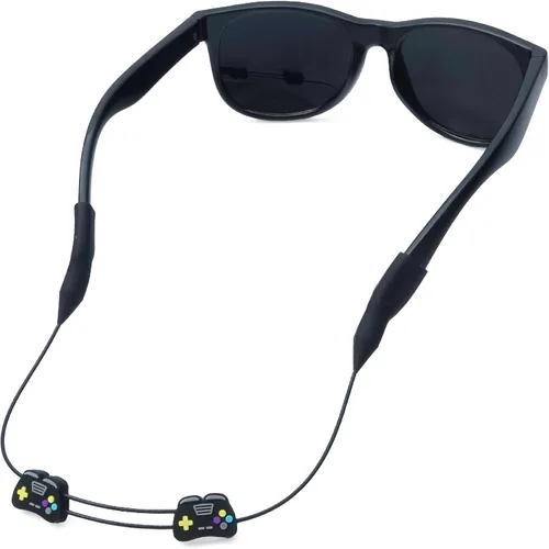 Vista 13 de Pilotfish Correa para lentes de sol para niños, soporte ajustable para lentes de sol sin cola para niños y niñas