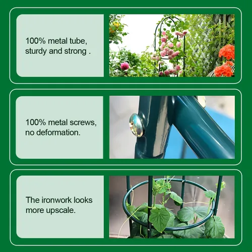 Vista 2 de Soporte para plantas y flores trepadoras de jardín