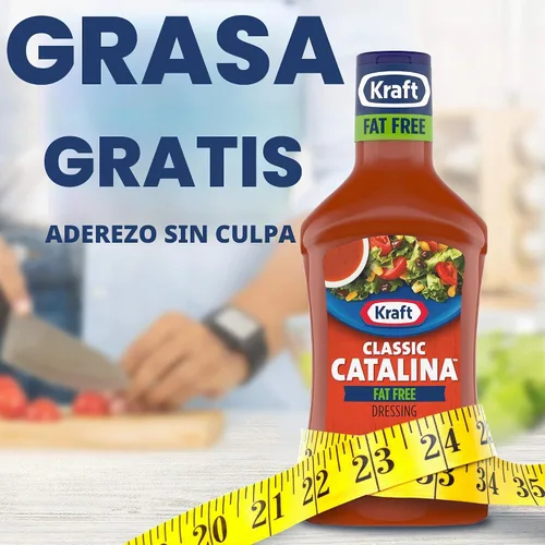 Vista 8 de Kraft Aderezo para ensalada clásico Catalina sin grasa (paquete de 6 unidades, botellas de 16 onzas líquidas)