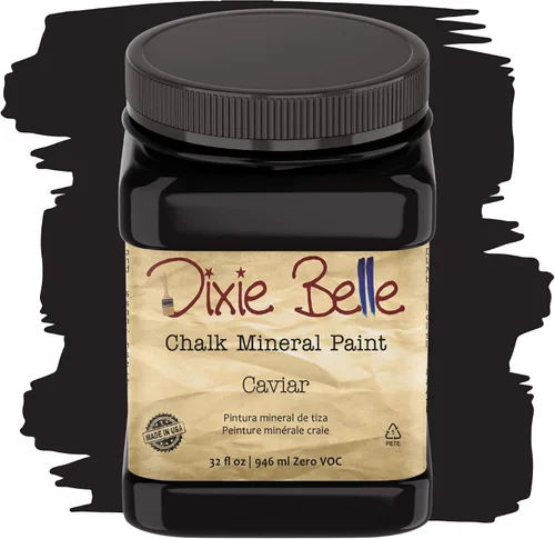Vista 62 de Pintura para muebles con acabado de tiza Dixie Belle Paint Company - Amatista (4oz) - Pintura mineral de tiza chic púrpura profundo mate