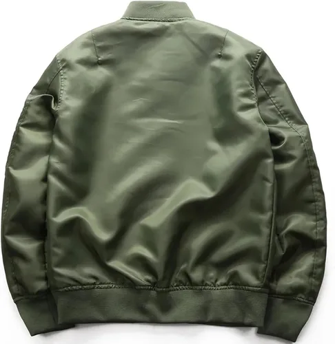 Vista 3 de Chaquetas cortavientos para hombre, ligeras, a la moda, elegantes, para primavera, otoño, informales, impermeables, M-5XL