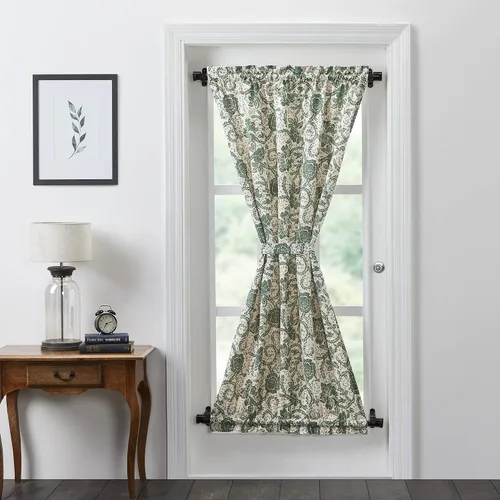 Vista 21 de VHC Brands Dorset Cortina de cenefa para ventana, floral, azul marino, 16 x 73 pulgadas