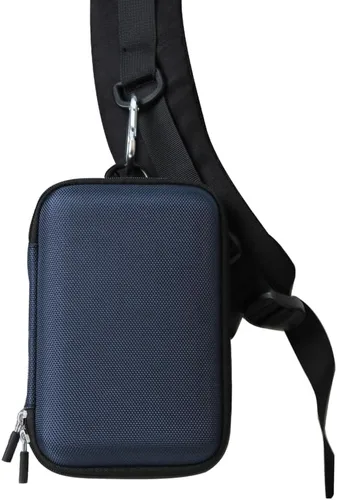 Vista 6 de Hermitshell Estuche de viaje duro para SanDisk 1TB 2TB 4TB 8TB 500GB Extreme Portable SSD (Negro+Monterey, funda para 3 discos duros)