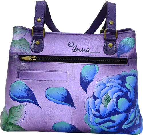 Vista 2 de Anna by Anuschka - Bolso de hombro con diseño de piel auténtica