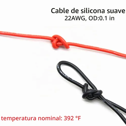 Vista 7 de 20 Juegos de Conector Macho Mini Micro JST-PH de 2.0mm de 2 Pines con Cables de Alambre de Silicona de 10cm y Juego de Conector Hembra JST PH 2.0