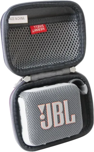 Vista 19 de Hermitshell Estuche rígido de viaje para altavoz Bluetooth portátil JBL Go 3 (negro)
