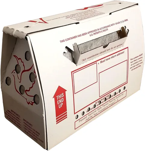 Vista 3 de Cajas de envío de pollo vivo "ventiladas" (1 paquete)