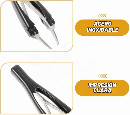 Vista 7 de Uonlytech - Pinzas automáticas para cejas, pinzas retráctiles para cabello facial de mujer, desplumador profesional para cejas con diseño elástico