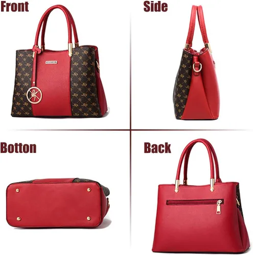 Vista 3 de Bolsos y bolsas de mano para mujer, con asa superior, bolso de hombro para mujer