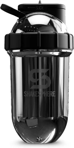 Vista 10 de SHAKESPHERE Botella agitadora de acero inoxidable - Botella agitadora de proteína aislada de 24 oz para bebidas frías y calientes - Ideal