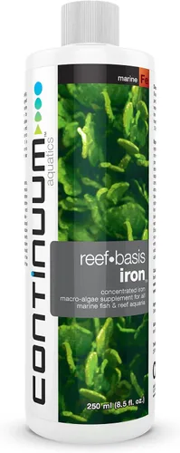 Vista 5 de Continuum Aquatics Reef Basis Iron - Suplemento de macroalgas de hierro para todos los acuarios marinos de peces y arrecifes, 2 litros