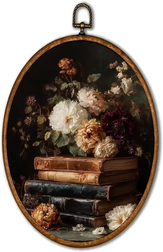 Vista 32 de KSDUT Arte de Pared con Pájaros - Chinoiserie Neutral Arte de Pared Moderno de Mediados de Siglo Marco de Lienzo Colgante Impresiones, Paisaje