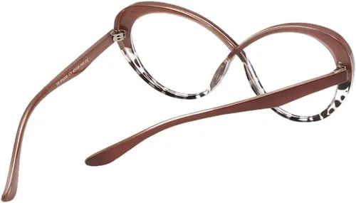 Vista 5 de 2027 gafas de costura de contraste de color personalizadas malla roja con el mismo marco de gafas, Naranja