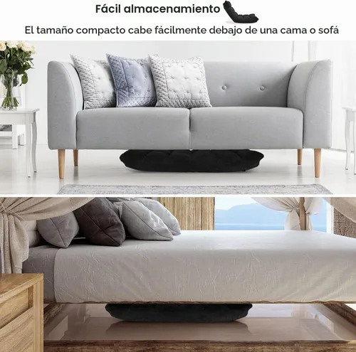Vista 6 de Giantex Silla de piso plegable con soporte de espalda, 14 posiciones ajustables, cama plegable acolchada, sofá reclinable, silla de piso