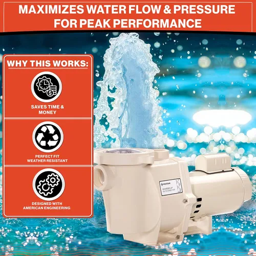 Vista 8 de Swimables Reemplazo completo de extremo húmedo compatible con bomba de piscina Pentair 357149 Funciona en todas las Whisperflo de 0.5 HP - 2 HP