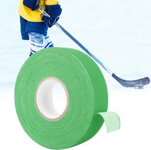 Vista 2 de Cyrank Hockey Protective Tape, Waterproof Hockey Grip Tape Tennis Badminton Racket Overgrip Hockey Stick Tape for Badminton Grip(Green)