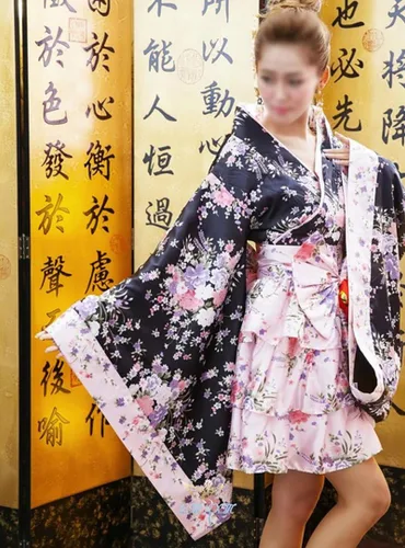 Vista 4 de Monique - Vestido para mujer, diseño de flores de cerezo
