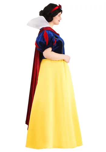 Vista 6 de Disfraz de Blancanieves para Mujer Talla Plus de Disney Multicolor