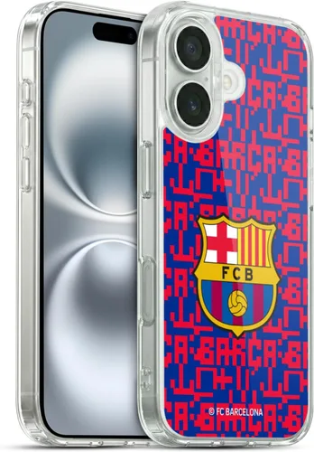 Vista 281 de Head Case Designs Funda de gel suave con licencia oficial del FC Barcelona Barca Crest Graphics [protección de grado militar] compatible con Apple