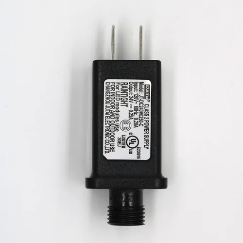 Vista 3 de Controlador LED de 24 V 6 W, fuente de alimentación de clase 2, transformador de bajo voltaje, enchufe de EE. UU. para cadena de luz