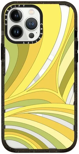 Vista 312 de CASETiFY Funda Impact para iPhone 13 [Protección contra caídas de grado militar 4X de 8.2 pies/Compatible con Magsafe] - #1 Mom - Transparente