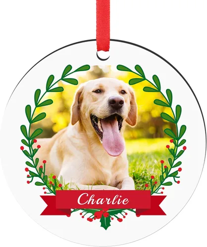 Vista 22 de Adornos de Navidad personalizados para la familia 2025, adornos de foto personalizados para decoraciones de árbol de Navidad, para baby shower