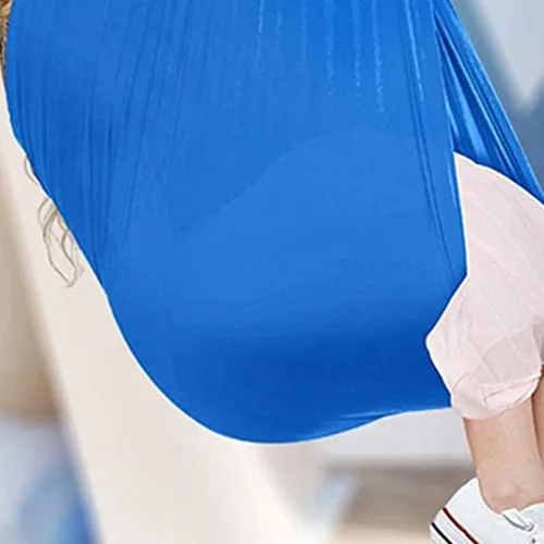 Vista 6 de Columpio sensorial para adultos, columpio de terapia para niños, hamaca elástica para niños, columpio sensorial para interiores y exteriores, silla