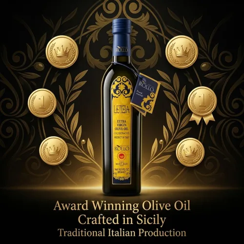 Vista 7 de Letizia Aceite de Oliva Virgen Extra Siciliano DOP 16.9 fl oz