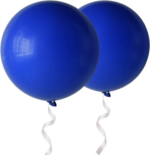 Vista 13 de Globos redondos gigantes de 36 pulgadas, paquete de 6 globos de látex negros para sesiones de fotos, bodas, baby shower, decoraciones de fiesta