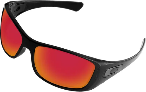 Vista 2 de BroLizard - Lente polarizada para gafas de sol Oakley Hijinx, rojo