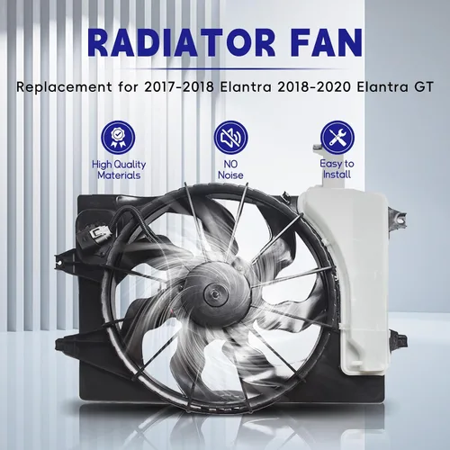 Vista 3 de Reemplazo del ventilador de refrigeración del radiador del motor
