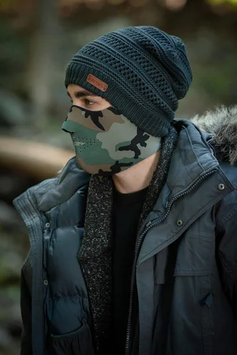 Vista 37 de Pasamontañas reflectante de seguridad con gorro de cremallera ajustable