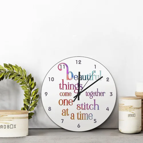 Vista 71 de Reloj de pared de guitarra acústica con aspecto de madera natural, reloj de madera rústico y elegante, 10 silenciosos, sin tictac, de cuarzo