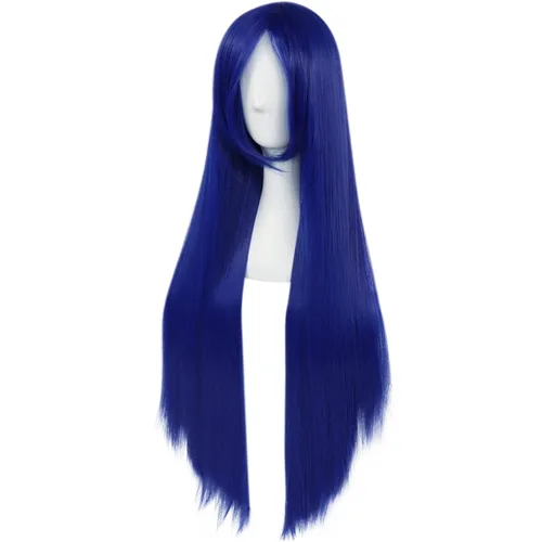 Vista 51 de anogol Vocaloid 32" 80 cm de largo recto de Cosplay peluca Pelucas Para Fiestas Halloween, Anaranjado