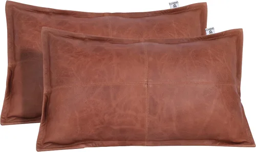 Vista 32 de Funda de almohada rectangular de piel de cordero – Funda de cojín para sofá – Fundas decorativas para sala de estar y dormitorio, caja negra