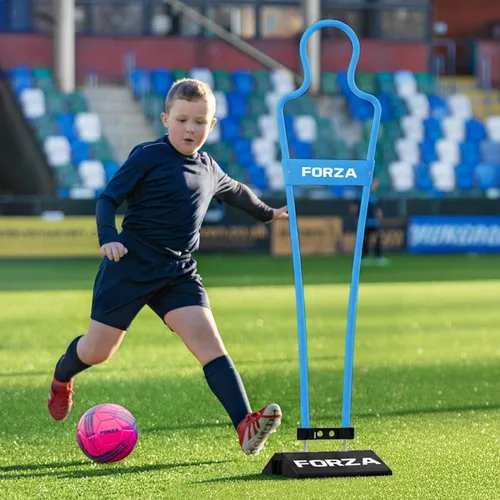 Vista 6 de FORZA Mini maniquí de fútbol de flujo de aire Azul cielo