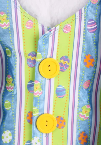 Vista 6 de Disfraz de conejito de Pascua deluxe para adulto Multicolor