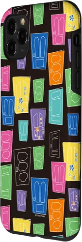 Vista 2 de Funda para puertas de suelo para iPhone 11 Pro Max Disney PIXAR Monsters Inc